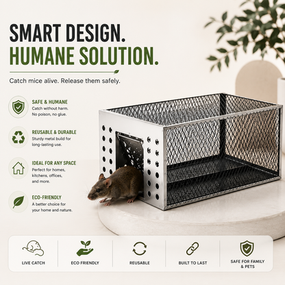 Humane Live Catch & Release Mouse Trap